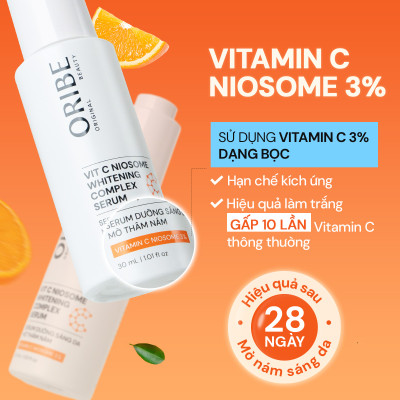 Serum Vitamin C 3% Niosome Oribe Dưỡng Trắng Cho Da Nám Xỉn Màu