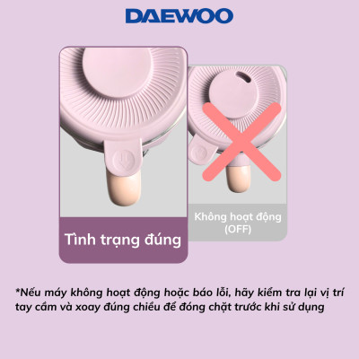 Máy Làm Sữa Hạt Daewoo DWSM-1310 1L, tặng Cẩm Nang 50 Công Thức - Máy Xay Nấu Đa Năng BH 2 năm, Hàng Chính Hãng
