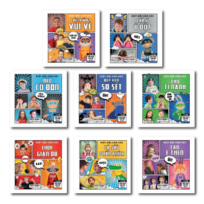 Bộ  Biệt Đội Cảm Xúc (Bộ 8 Cuốn)  - Bản Quyền