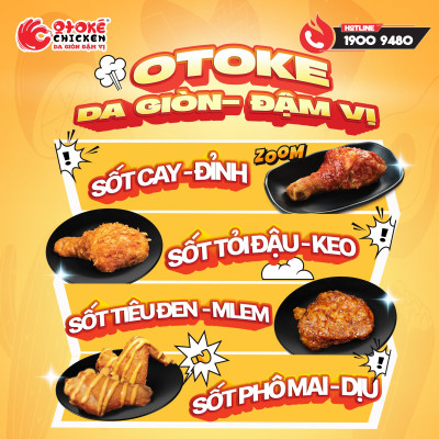 Giftpop - Phiếu Quà Tặng Otoké Chicken 500K
