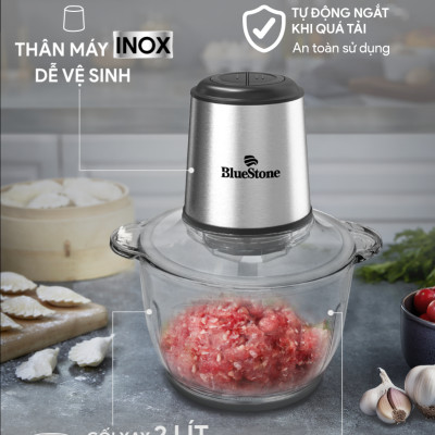 Máy Xay Thịt 2 Lưỡi Kép BlueStone CHB-5145 (2 Lít) 350W - Hàng chính hãng