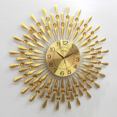 Đồng Hồ Treo Tường Trang Trí Nghệ Thuật Cao Cấp Shouse A30 hiện đại 3D kích cỡ lớn đẹp kim trôi treo phòng khách