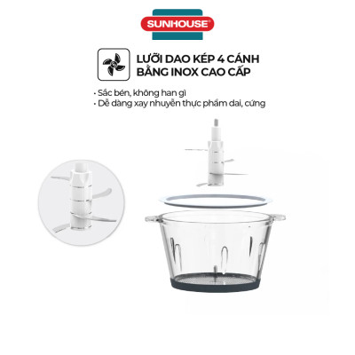 Máy xay thịt Sunhouse 1.8 lít SHD5403 - Hàng chính hãng