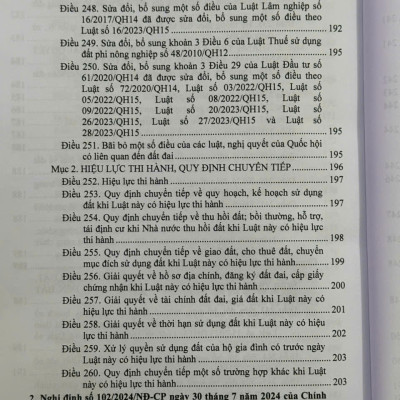 Sách Luật Đất Đai – Quy Định Về Giá Đất, Bồi Thường, Hỗ Trợ, Tái Định Cư Khi Nhà Nước Thu Hồi Đất
