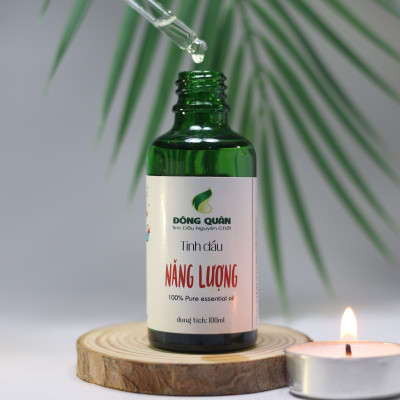 Tinh Dầu Năng Lượng Nguyên Chất Đông Quân Làm Thơm Phòng, Giúp Thư Giãn, Tăng Cường Tập Trung Khi Học Tập Và Làm Việc 100ml/lọ