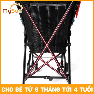 Xe đẩy ngồi du lịch cho em bé 6 tháng 1 2 3 4 tuổi gấp gọn Standard MySun