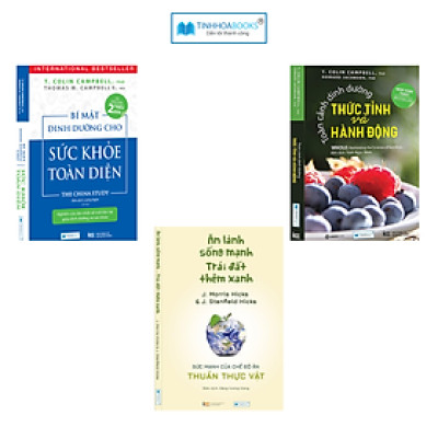 Combo 3 cuốn sách: Bí mật dinh dưỡng + Toàn cảnh dinh dưỡng + Ăn lành sống mạnh