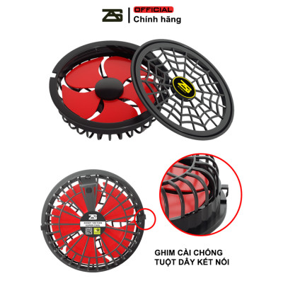 [BÁN CHẠY] Bộ Áo Điều Hoà ZASKY Nhật Bản Pin Dung Lượng 40.000mah Cao Cấp Chạy 18-20 Tiếng, Tặng Đá Khô Làm Mát, Bảo Hành 12 Tháng Lỗi 1 Đổi 1