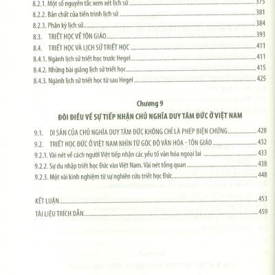 Chủ Nghĩa Duy Tâm Đức - Từ I.Kant Tới G.W.F Hegel (Tủ Sách Khoa Học, Giáo Trình KHXH & NV)