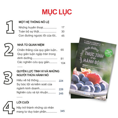 Combo 4 cuốn: Bí mật dinh dưỡng + Toàn cảnh dinh dưỡng + Liệu trình dinh dưỡng + Ăn lành sống mạnh