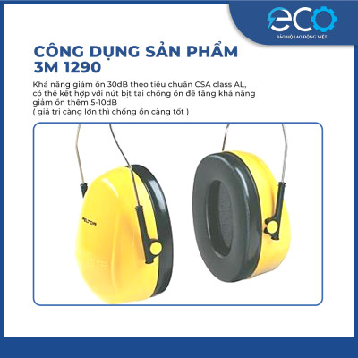 Chụp tai chống ồn Proguard PC09H giảm ồn 30dB điều chỉnh được theo cỡ đầu giảm ồn bảo vệ tai