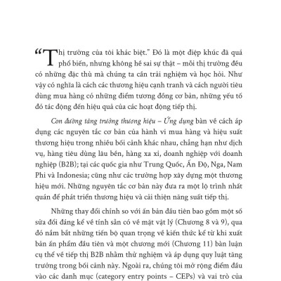 Sách - How Brands Grow - Con Đường Tăng Trưởng Thương Hiệu - Ứng Dụng