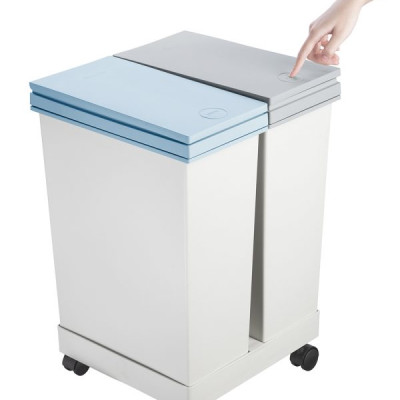 Thùng rác phân loại Hiro 2 ngăn