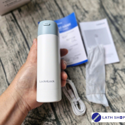 Máy Tăm Nước Không Dây LocknLock ENR116Mit- 170ML - 3 Chế Độ, 2 Đầu Tăm- Bảo Hành Chính Hãng