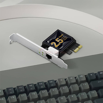 Card mạng PCIe TP-Link 2.5 Gigabit PCle Network Adapter TX201 - Hàng chính hãng