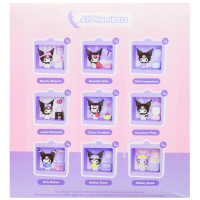 Đồ Chơi Mô Hình Hộp Mù Kuromi - Happy Holiday - Moetch MX04 (Sản Phẩm Bên Trong Là Ngẫu Nhiên)