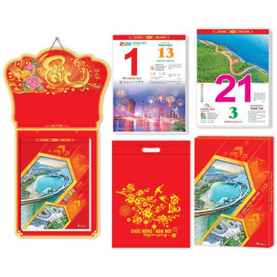 Lịch Bloc Siêu Cực Đại 2026 - Việt Nam Kỹ Nguyên Thịnh Vượng - Phúc - Hoa Niên HN03