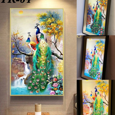 Đèn tranh LED nghệ thuật TR-04 độc đáo, tinh tế - 3 chế độ ánh sáng