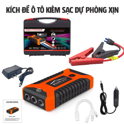 Kích Đề Nổ Ô Tô Siêu Mạnh Nhật Bản Có Đèn Pin – Hỗ Trợ Sạc Điện Thoại, Thiết Bị Cứu Hộ Không Thể Thiếu