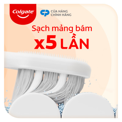 Bàn chải điện Colgate PULSE công nghệ sóng âm, sạch mảng bám gấp 5 lần, pin 60 ngày