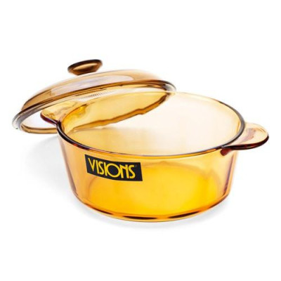 Nồi Ăn Dặm Thuỷ Tinh Visions VS-08 (0.8L) Phù hợp cho Bé  - Made in France -Phân phối bởi CTCP ABMA VN