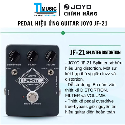 JOYO GUITAR EFFECT PEDAL SERIES - Phơ / Pedal Effect Guitar JOYO JF-17 JF-20 JF-21 JF-23 JF-25 JF-31- Hàng Chính Hãng