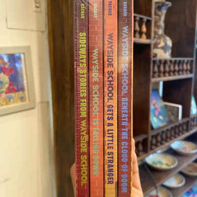 Sách - The Wayside School 4-Book Box Set by Louis Sachar | Children English Book / Ngoại văn