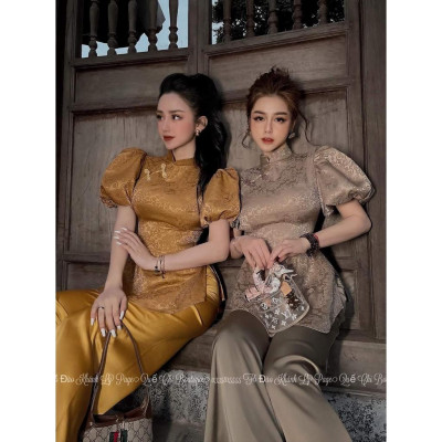 ĐỒ LAM ĐI CHÙA Gấm Thượng Hạng