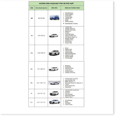 Bạt xe hơi , áo trùm che phủ xe hơi, Bạt phủ xe ôtô tráng nhôm bạc 4 - 7 chỗ, chống nóng, mưa, xước sơn.
