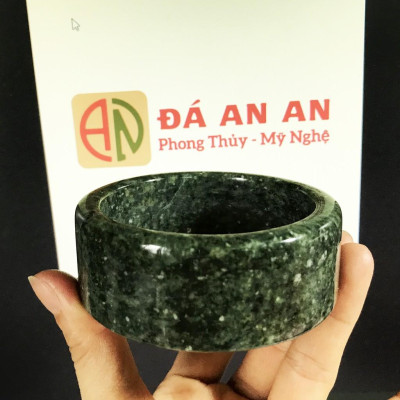 Vòng tay nam bản vuông màu xanh đá tự nhiên bản to 2.5 đến 3cm cho nam mệnh Hỏa và Mộc
