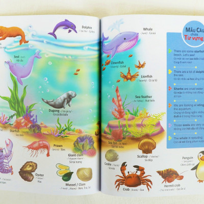 Sách 4000 Từ Vựng và Mẫu Câu Tiếng Anh Thiết Yếu Cho Trẻ Em – Đinh Tị Books