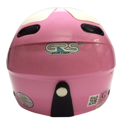 Mũ Bảo Hiểm GRS A102K - Hồng Line Trắng