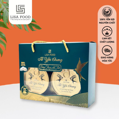 Set Quà Tặng Tổ Yến Chưng Đông Trùng Hạ Thảo Lisa Food - Set Đôi