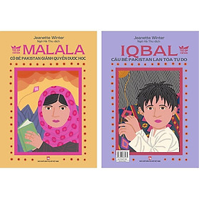 Sách - Malala - Cô Bé Pakistan Giành Quyền Được Học + Iqbal - Cậu Bé Pakistan Lan Tỏa Tự Do - NXB Phụ Nữ