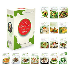 Sách - 500 Món Chay Thanh Tịnh Nguyễn Dzoãn Cẩm Vân - Combo 16 Cuốn - Việt Thư
