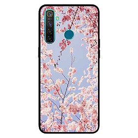 Ốp Lưng in cho Realme 5 Pro / Realme Q Mẫu Hoa Đào - Hàng Chính Hãng