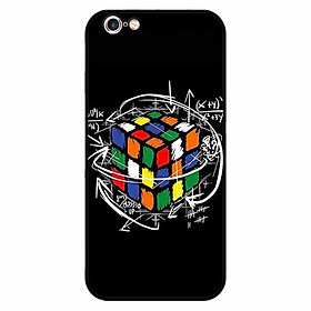 Ốp lưng in cho Iphone 6 Plus/ 6s Plus Rubik Toán Học