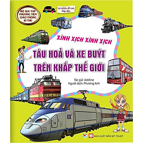 Sách - Bộ Sưu Tập Phương Tiện Giao Thông Kì Thú - Tàu Hỏa Và Xe Buýt Trên Khắp Thế Giới - Tân Việt Books