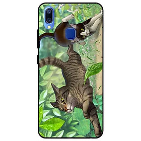 Ốp lưng in cho Vivo Y91/Y91i/Y95 Mẫu Bắt Mèo