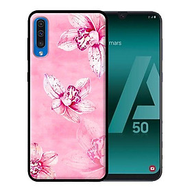 Ốp lưng in cho Samsung Galaxy A7 2018 mẫu Hoa Lan - Hàng chính hãng