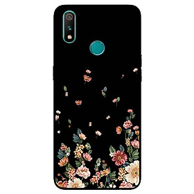 Ốp Lưng in cho Realme 3 Pro Mẫu Hoa Ngũ Sắc - Hàng Chính Hãng