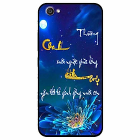 Ốp lưng in cho Vivo V5 Mẫu Thư Pháp Cha Mẹ