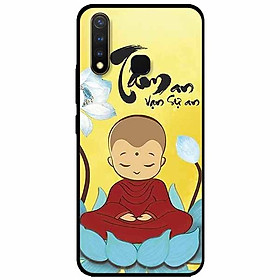 Ốp lưng in cho Vivo Y19/ Vivo U3 Mẫu Tâm Chú Tiểu