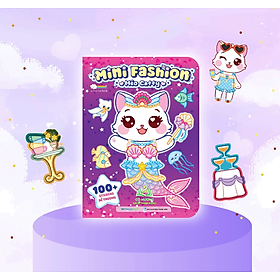 Sách cho bé - Mini Fashion - Mèo Catty (100+ stickers dễ thương) #huongbook