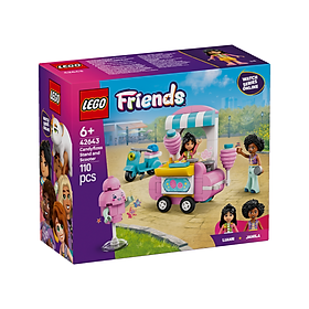 Đồ Chơi Lắp Ráp Quầy Kẹo Bông Gòn Di Động Và Xe Scooter LEGO FRIENDS 42643 (110 chi tiết)