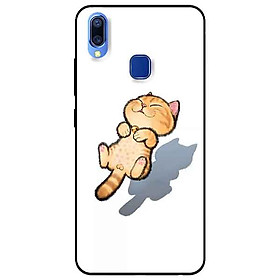 Ốp lưng in cho Vivo Y91/Y91i/Y95 Mẫu Mèo Vàng
