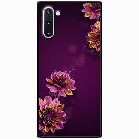 Ốp lưng in cho Samsung Note 10 Mẫu Cúc Tím