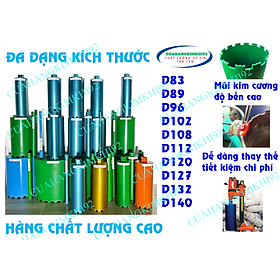 Mũi khoan rút lõi D140-D350mm mũi kim cương nhân tạo