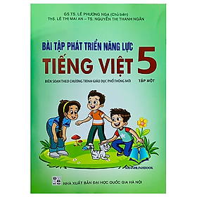 Sách - Bài tập Phát triển năng lực tiếng việt 5 - tập 1 (Kết Nối)