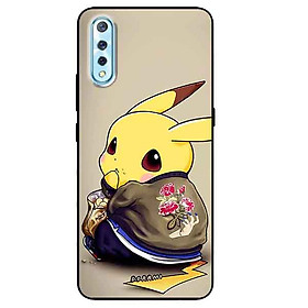 Ốp lưng in cho Vivo S1 Mẫu Pika Ăn Vụng